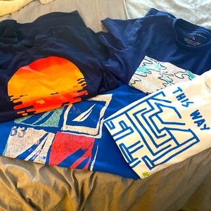 Lot of 4 graphic tees, youth 14